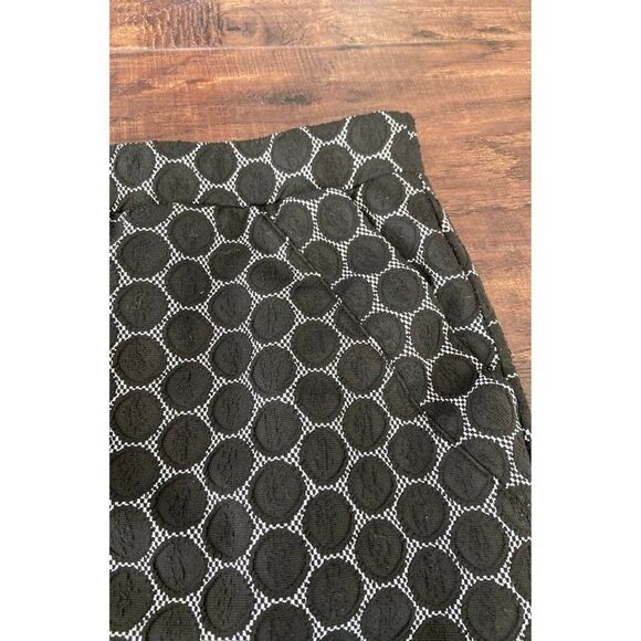 Ellie Pencil Skirt- Black Geo shapes - Picture 2 of 4